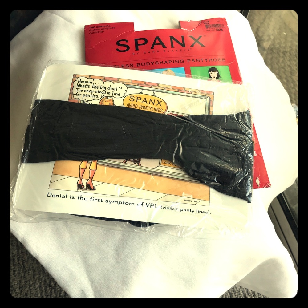Spanx original footless control top pantyhose